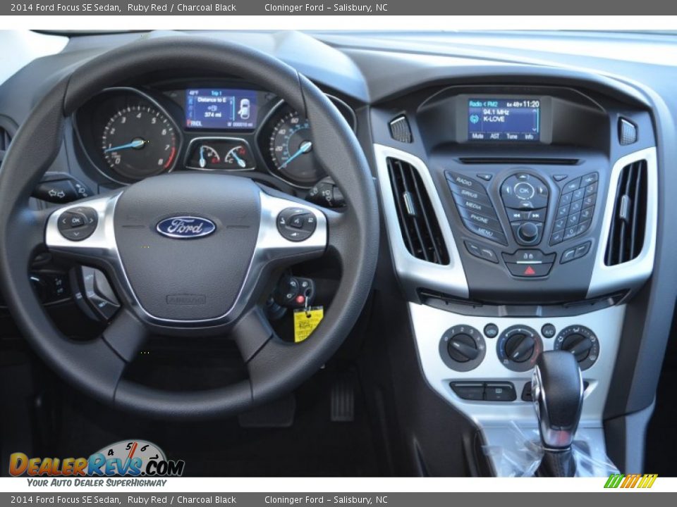 2014 Ford Focus SE Sedan Ruby Red / Charcoal Black Photo #13