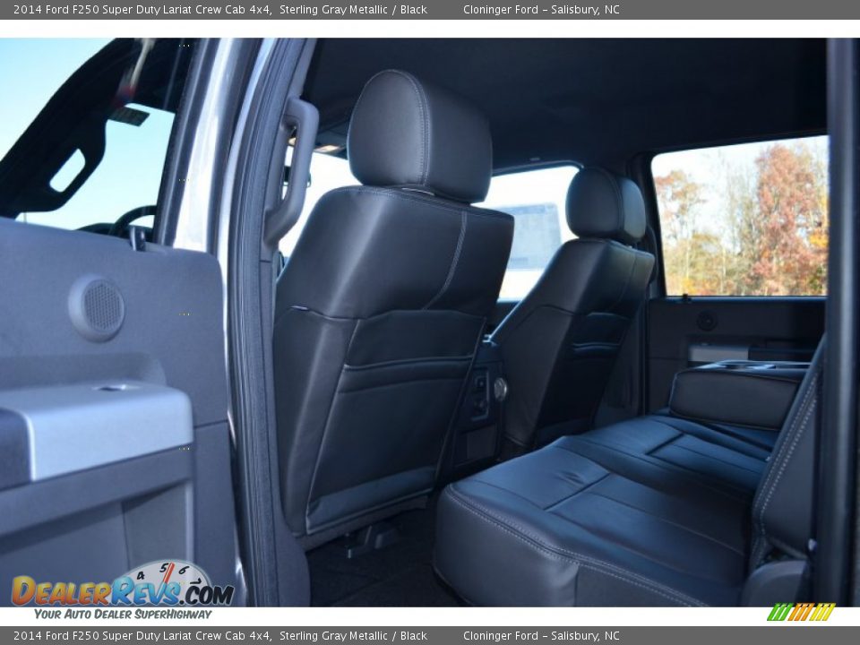 2014 Ford F250 Super Duty Lariat Crew Cab 4x4 Sterling Gray Metallic / Black Photo #7
