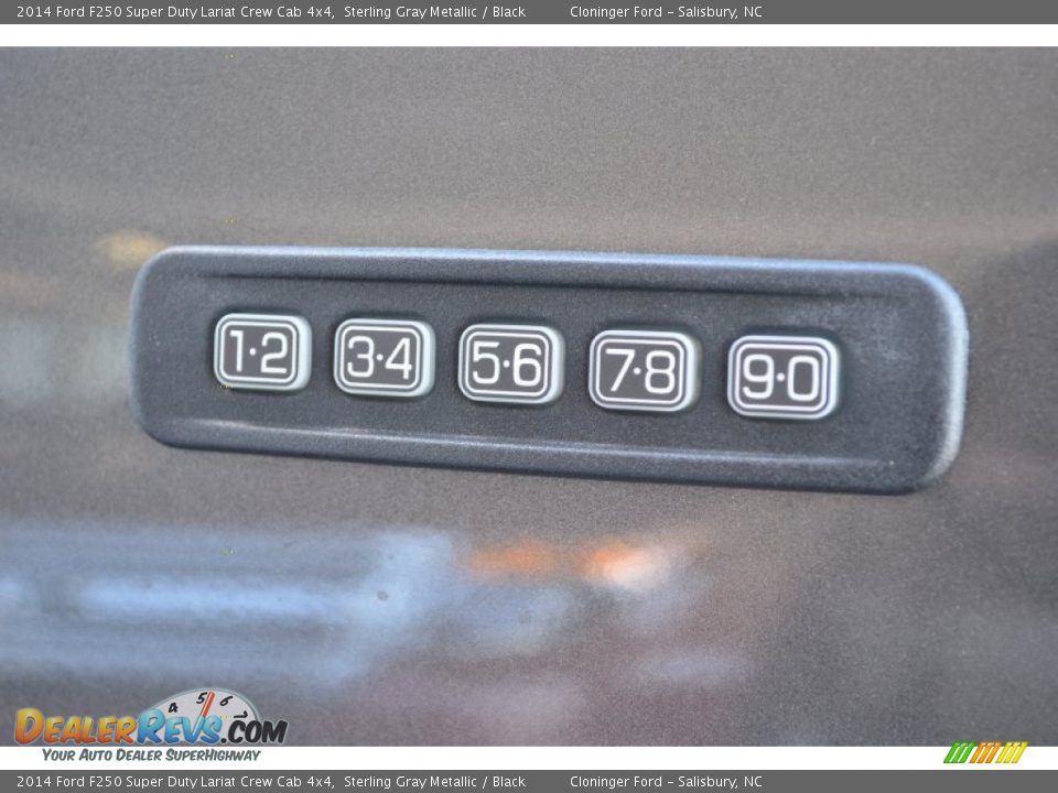 2014 Ford F250 Super Duty Lariat Crew Cab 4x4 Sterling Gray Metallic / Black Photo #18