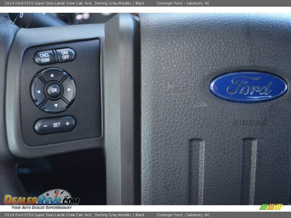 2014 Ford F250 Super Duty Lariat Crew Cab 4x4 Sterling Gray Metallic / Black Photo #30