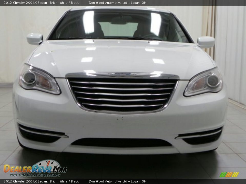 2012 Chrysler 200 LX Sedan Bright White / Black Photo #2