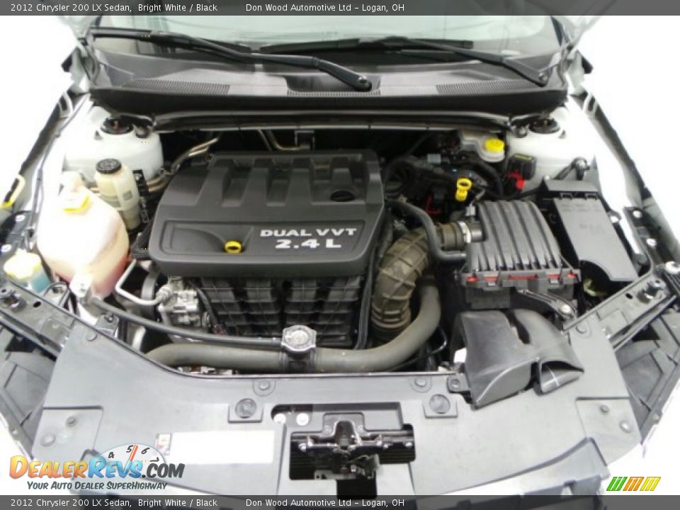 2012 Chrysler 200 LX Sedan Bright White / Black Photo #3