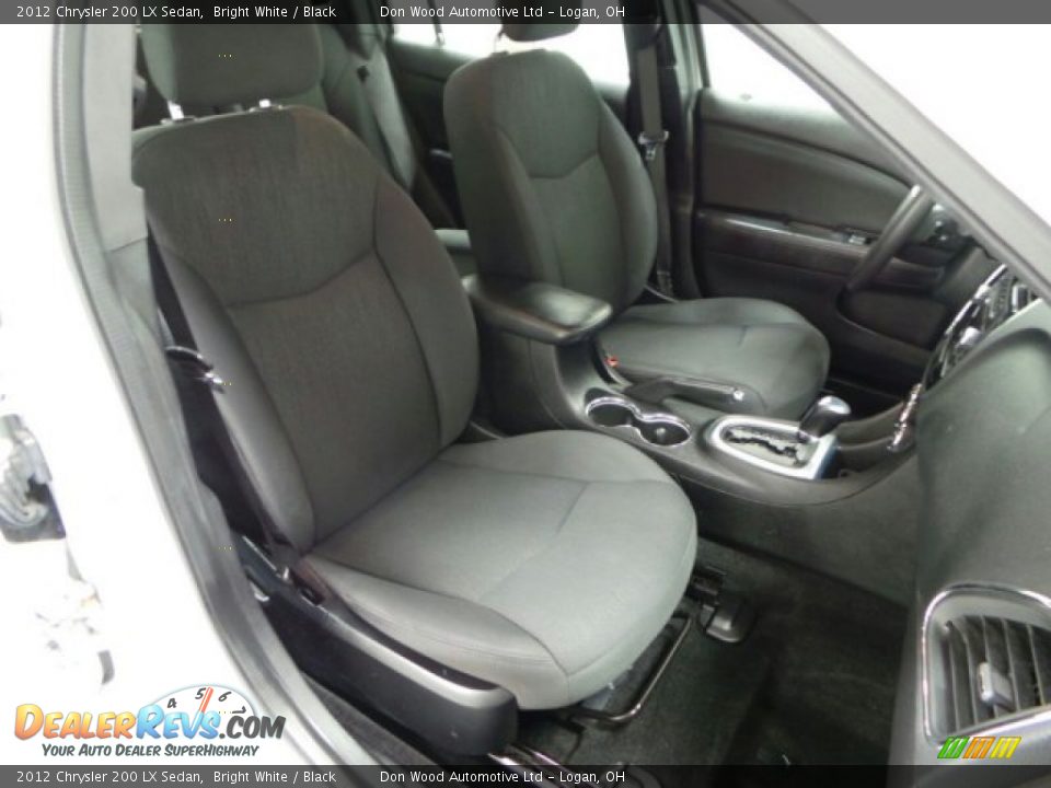 2012 Chrysler 200 LX Sedan Bright White / Black Photo #8