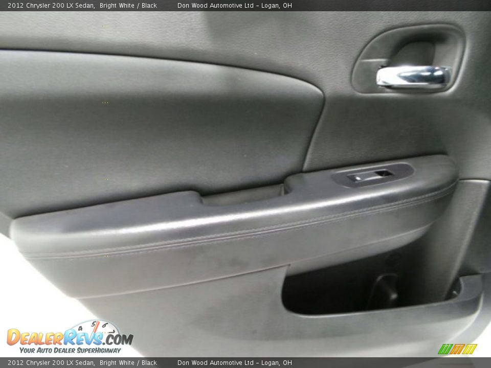 2012 Chrysler 200 LX Sedan Bright White / Black Photo #11