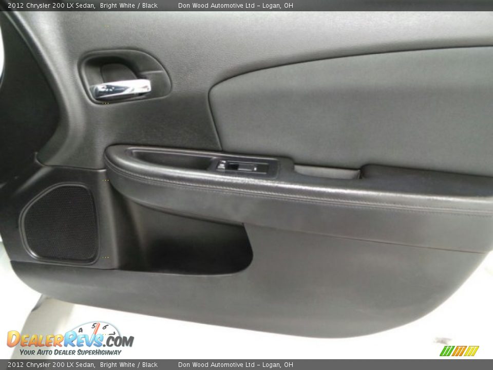 2012 Chrysler 200 LX Sedan Bright White / Black Photo #13