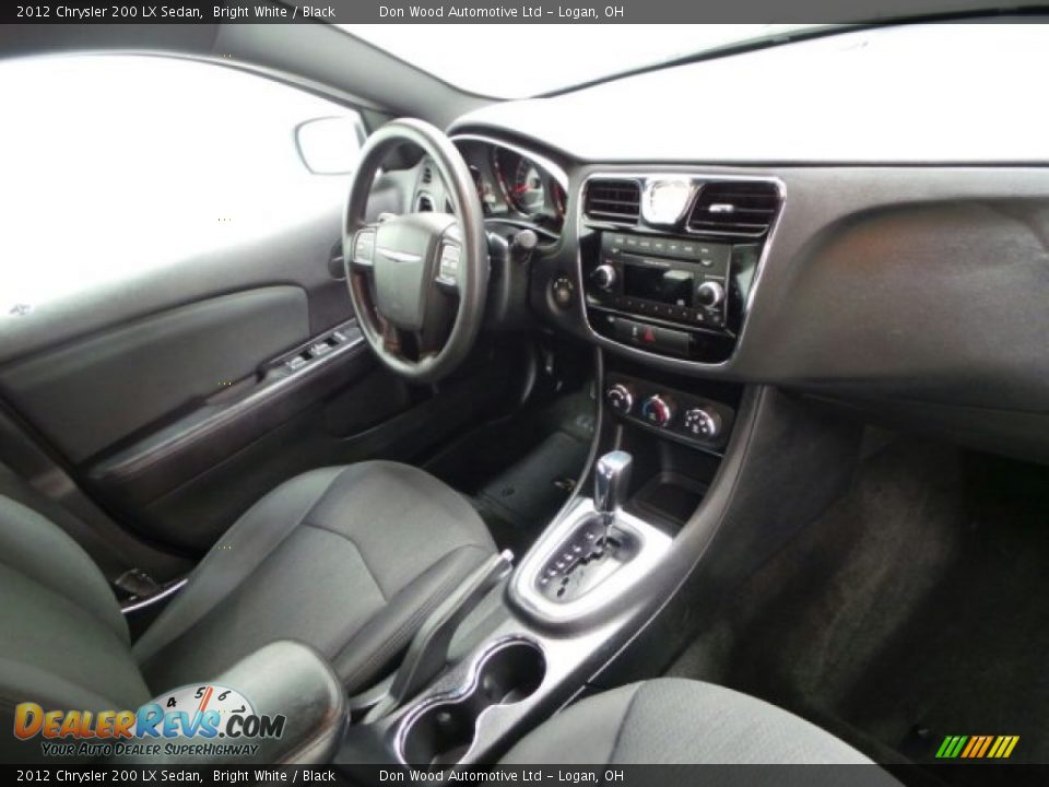 2012 Chrysler 200 LX Sedan Bright White / Black Photo #21