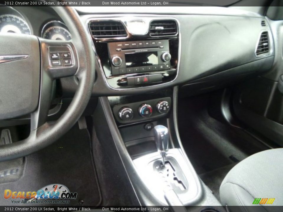 2012 Chrysler 200 LX Sedan Bright White / Black Photo #22