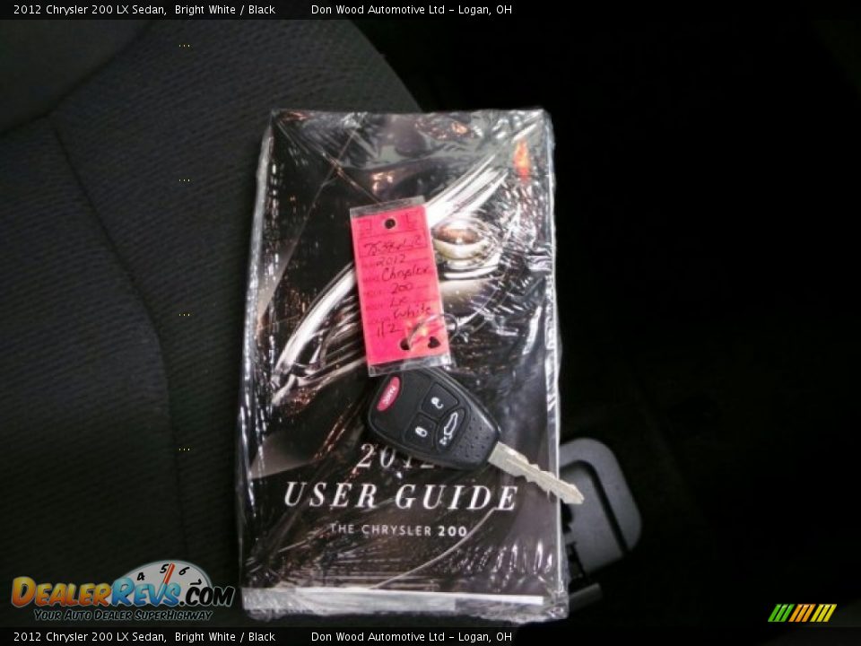2012 Chrysler 200 LX Sedan Bright White / Black Photo #27
