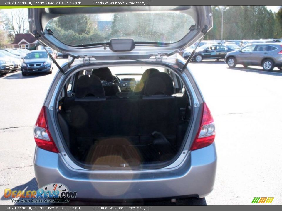 2007 Honda Fit Storm Silver Metallic / Black Photo #8