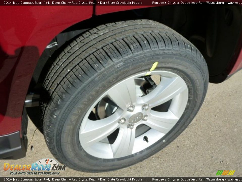 2014 Jeep Compass Sport 4x4 Deep Cherry Red Crystal Pearl / Dark Slate Gray/Light Pebble Photo #3