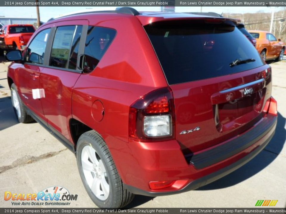 2014 Jeep Compass Sport 4x4 Deep Cherry Red Crystal Pearl / Dark Slate Gray/Light Pebble Photo #4