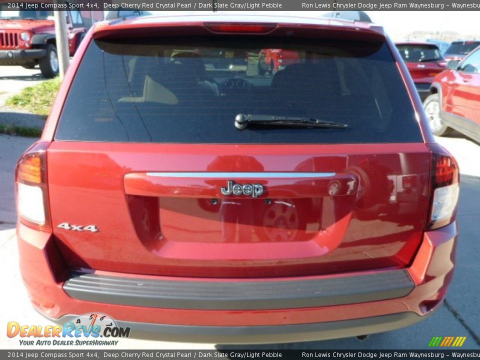 2014 Jeep Compass Sport 4x4 Deep Cherry Red Crystal Pearl / Dark Slate Gray/Light Pebble Photo #5