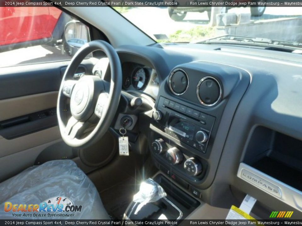 2014 Jeep Compass Sport 4x4 Deep Cherry Red Crystal Pearl / Dark Slate Gray/Light Pebble Photo #7