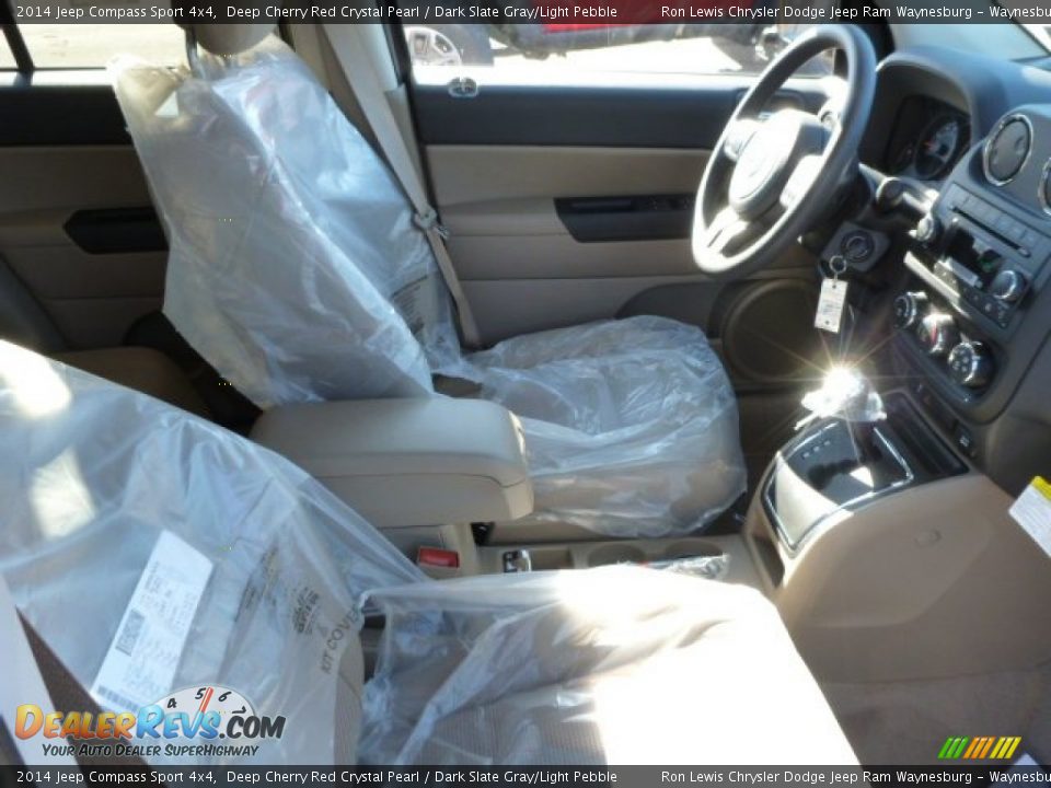 2014 Jeep Compass Sport 4x4 Deep Cherry Red Crystal Pearl / Dark Slate Gray/Light Pebble Photo #8