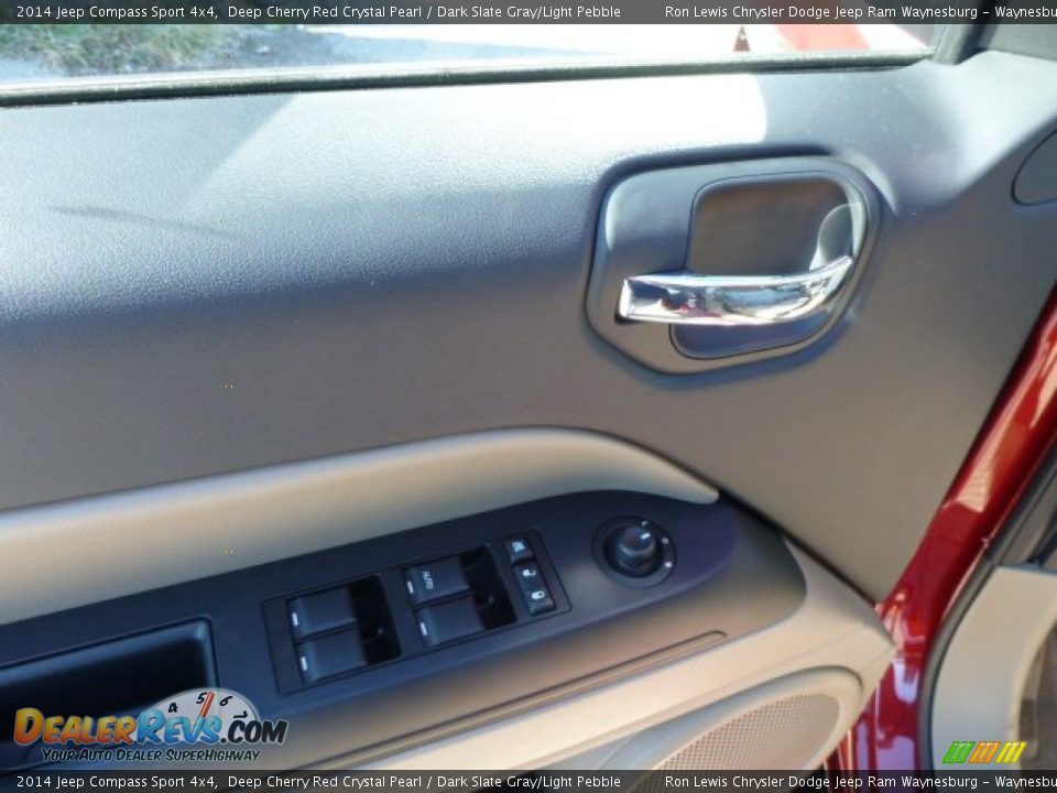 2014 Jeep Compass Sport 4x4 Deep Cherry Red Crystal Pearl / Dark Slate Gray/Light Pebble Photo #14