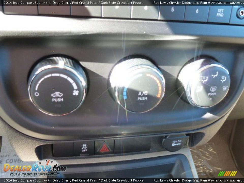 2014 Jeep Compass Sport 4x4 Deep Cherry Red Crystal Pearl / Dark Slate Gray/Light Pebble Photo #19