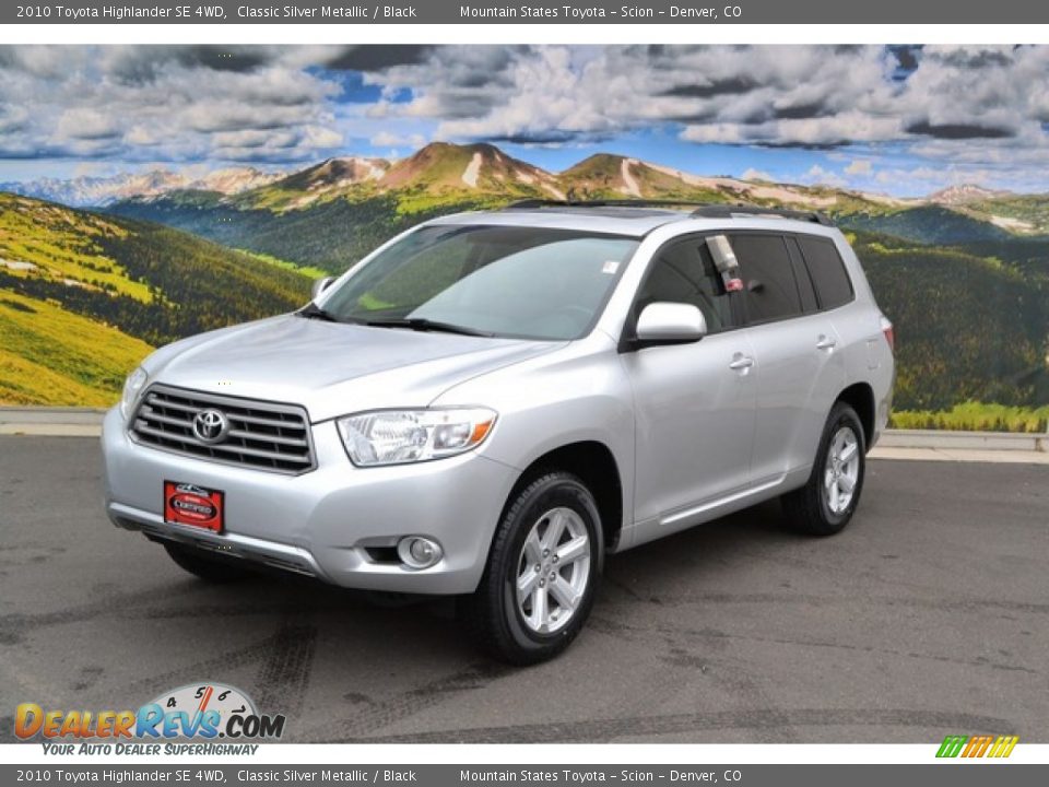 2010 Toyota Highlander SE 4WD Classic Silver Metallic / Black Photo #5