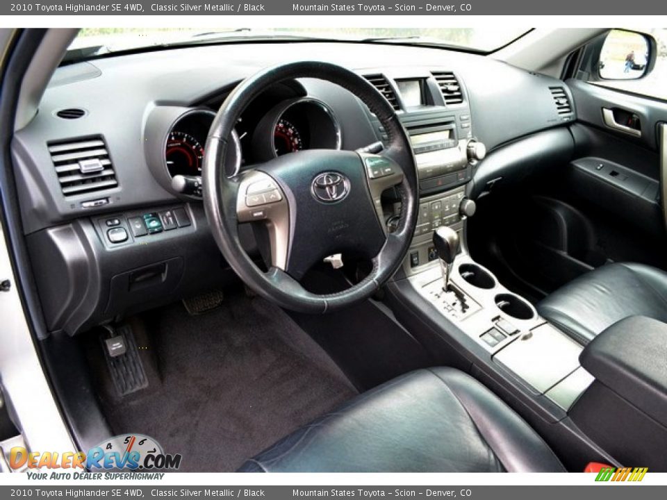 2010 Toyota Highlander SE 4WD Classic Silver Metallic / Black Photo #9