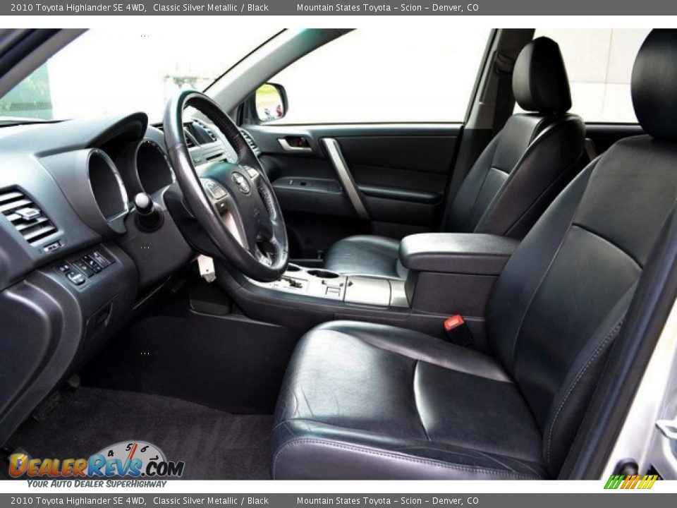 2010 Toyota Highlander SE 4WD Classic Silver Metallic / Black Photo #10