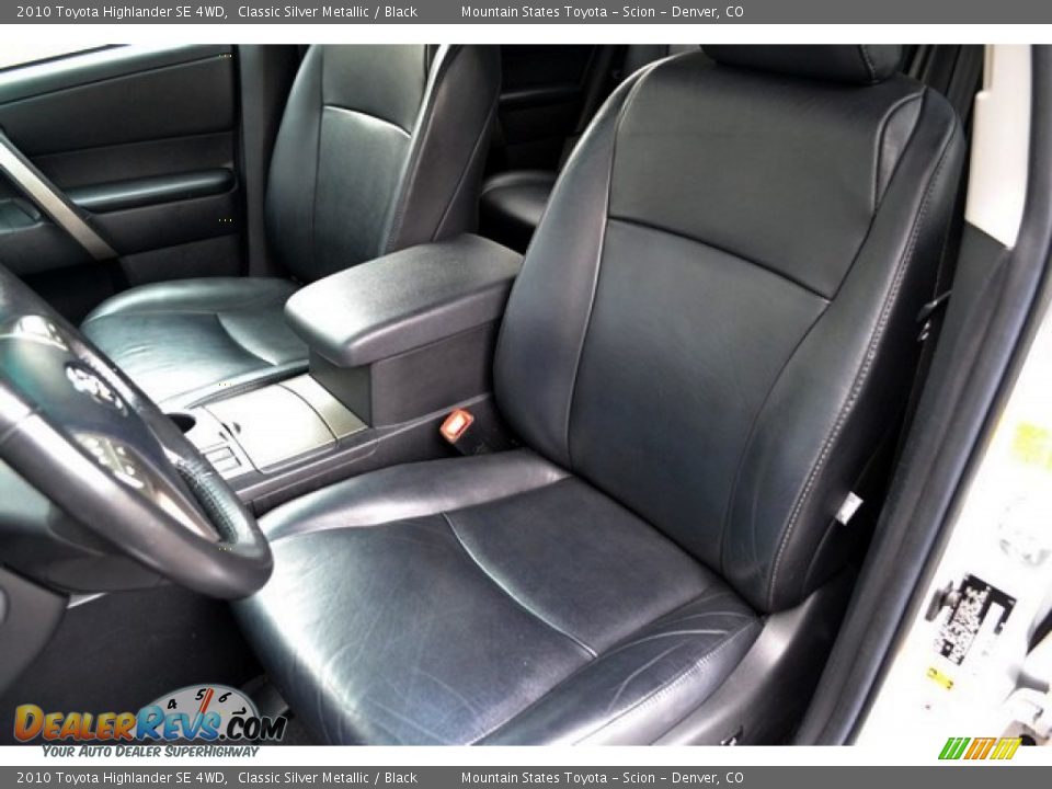 2010 Toyota Highlander SE 4WD Classic Silver Metallic / Black Photo #11
