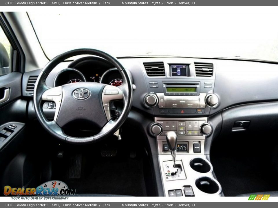 2010 Toyota Highlander SE 4WD Classic Silver Metallic / Black Photo #12