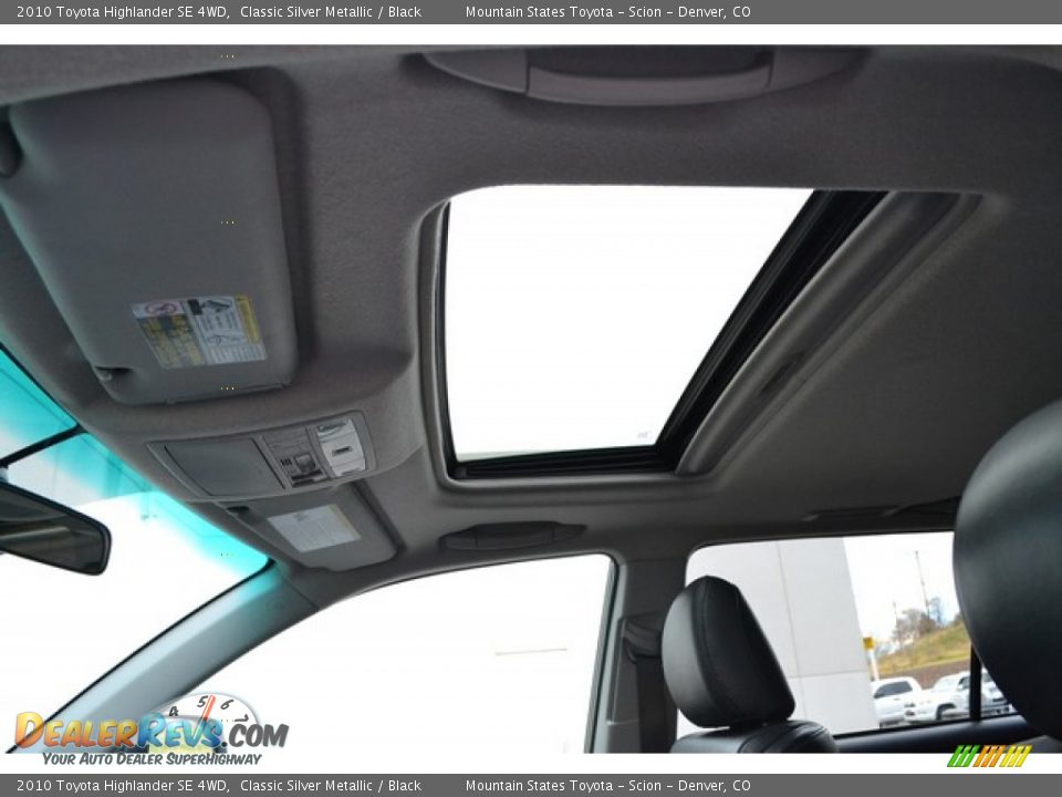 2010 Toyota Highlander SE 4WD Classic Silver Metallic / Black Photo #13