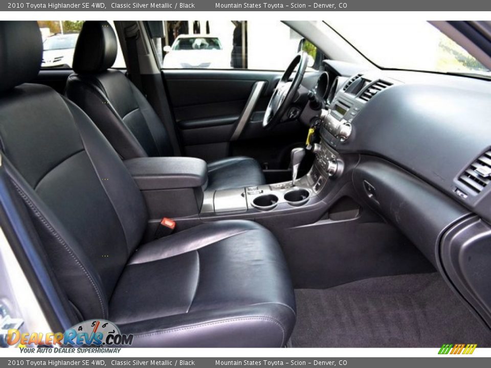 2010 Toyota Highlander SE 4WD Classic Silver Metallic / Black Photo #16