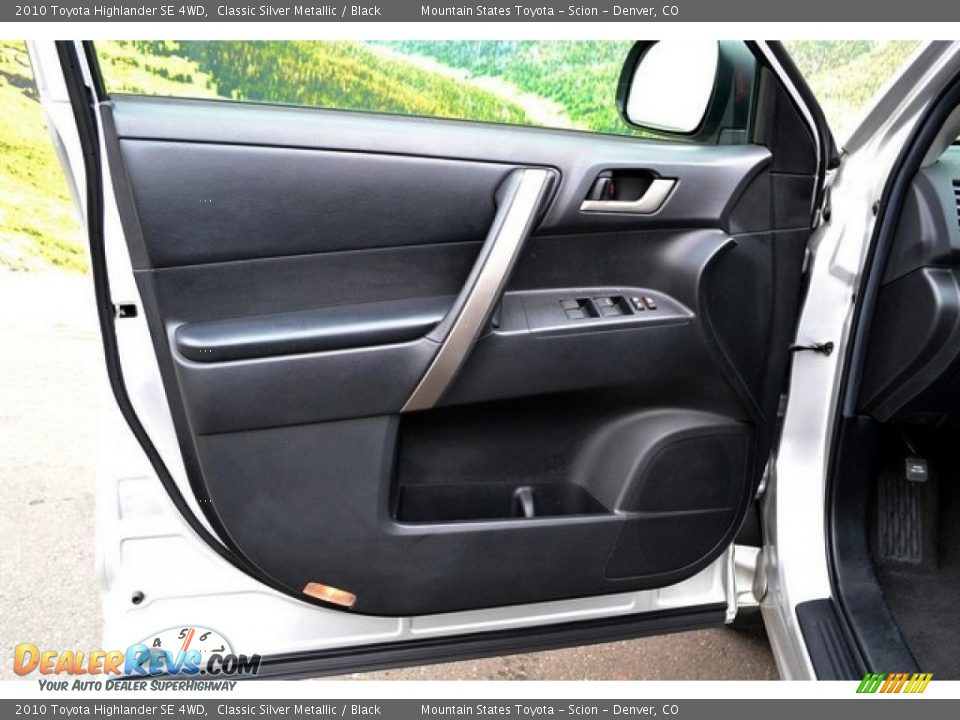 2010 Toyota Highlander SE 4WD Classic Silver Metallic / Black Photo #24
