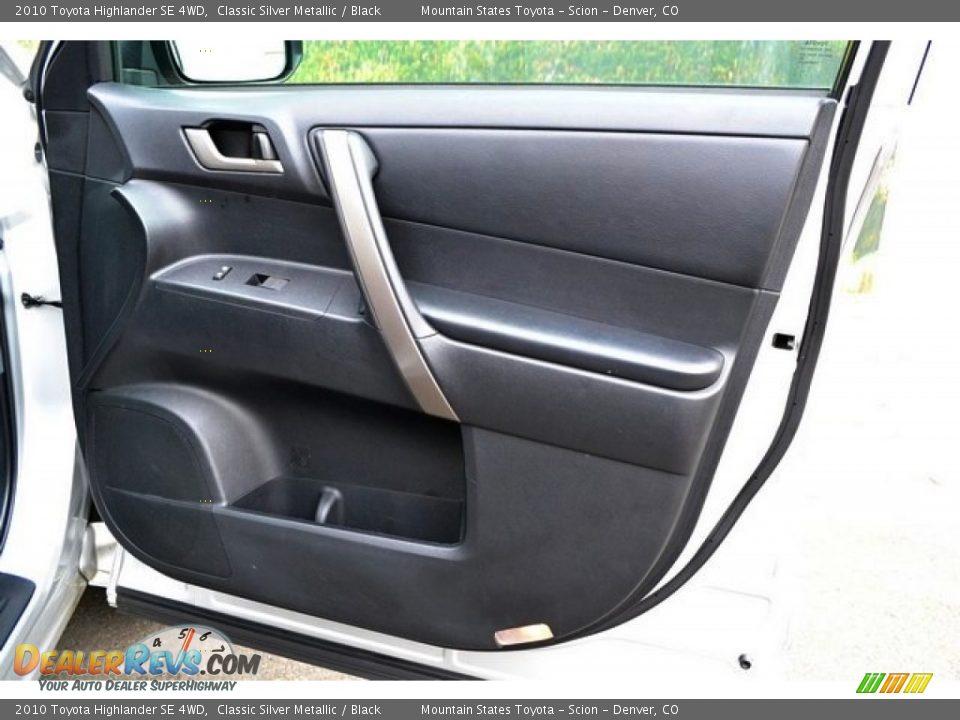 2010 Toyota Highlander SE 4WD Classic Silver Metallic / Black Photo #25