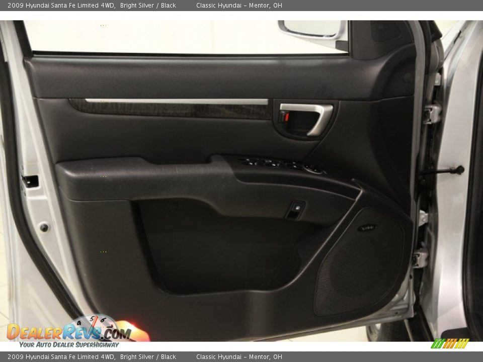 2009 Hyundai Santa Fe Limited 4WD Bright Silver / Black Photo #4