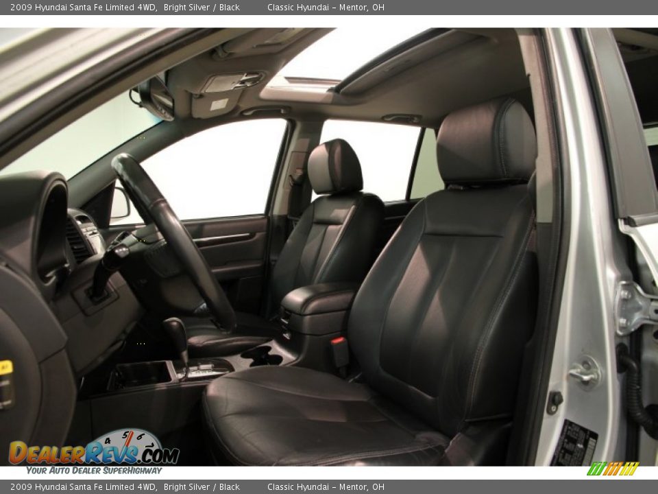 2009 Hyundai Santa Fe Limited 4WD Bright Silver / Black Photo #5