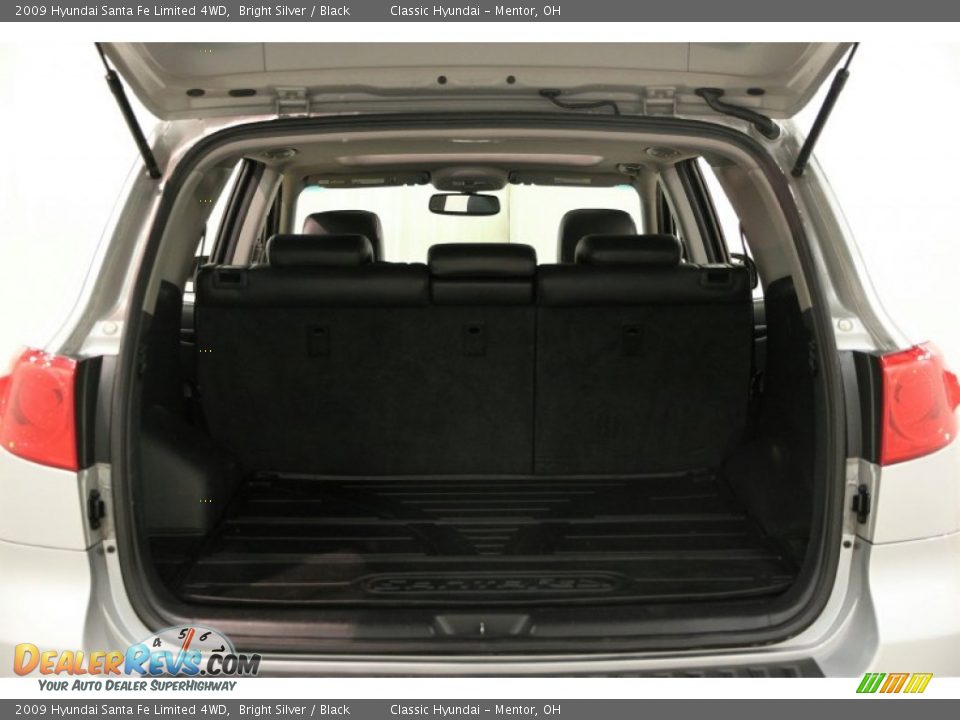 2009 Hyundai Santa Fe Limited 4WD Bright Silver / Black Photo #14