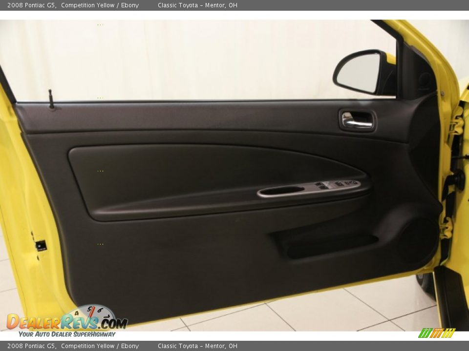 2008 Pontiac G5 Competition Yellow / Ebony Photo #4