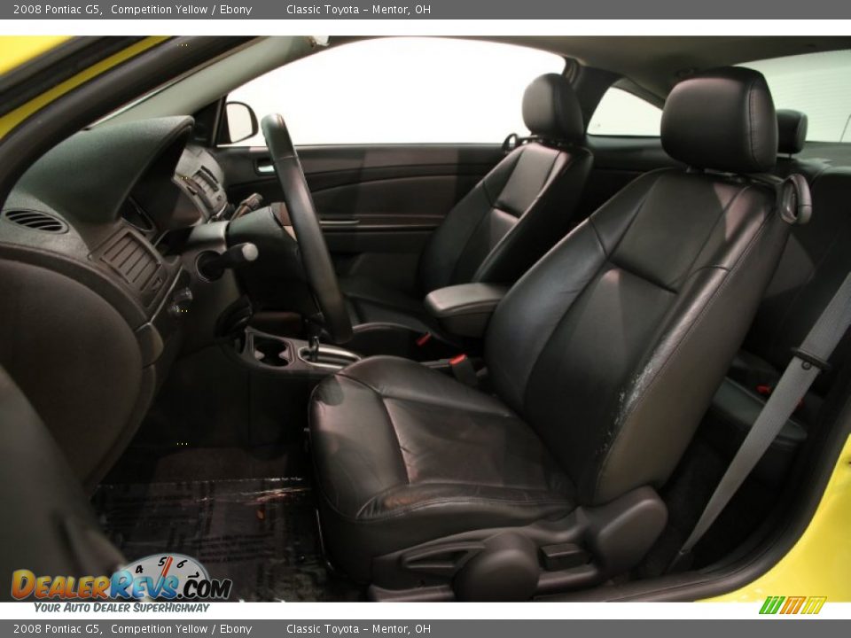 2008 Pontiac G5 Competition Yellow / Ebony Photo #5