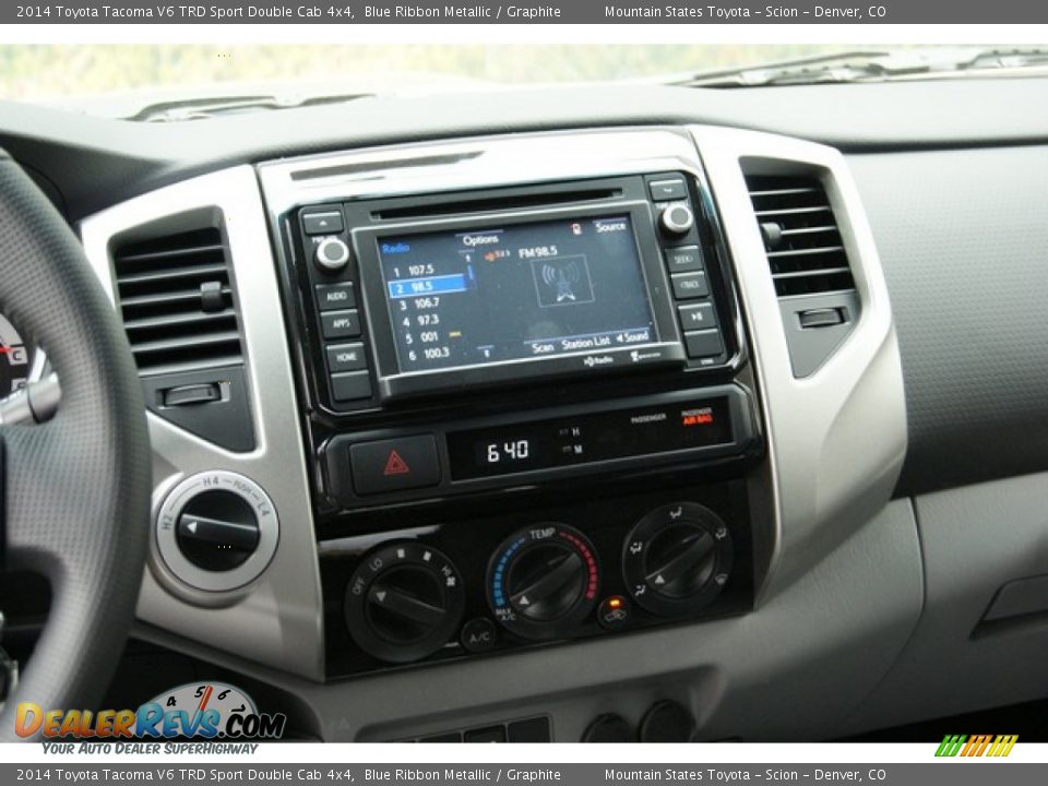2014 Toyota Tacoma V6 TRD Sport Double Cab 4x4 Blue Ribbon Metallic / Graphite Photo #6