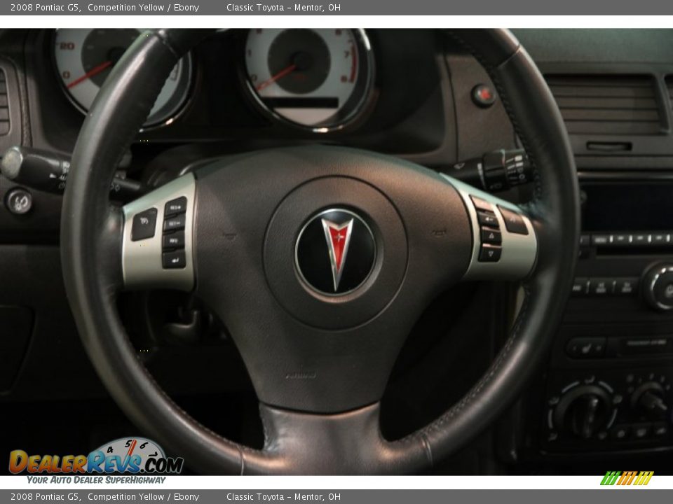 2008 Pontiac G5 Competition Yellow / Ebony Photo #6