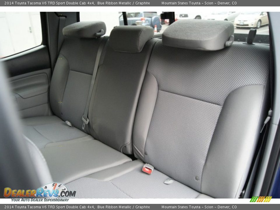 2014 Toyota Tacoma V6 TRD Sport Double Cab 4x4 Blue Ribbon Metallic / Graphite Photo #7