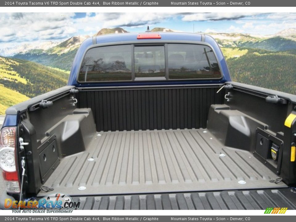 2014 Toyota Tacoma V6 TRD Sport Double Cab 4x4 Blue Ribbon Metallic / Graphite Photo #8