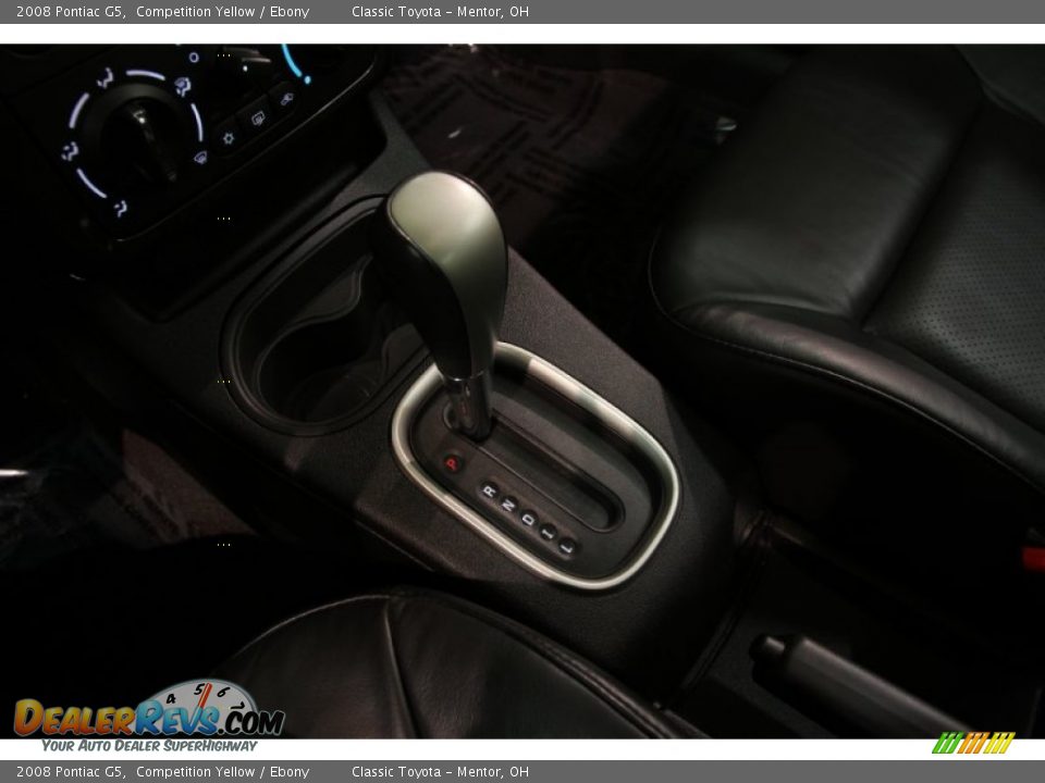 2008 Pontiac G5 Competition Yellow / Ebony Photo #9