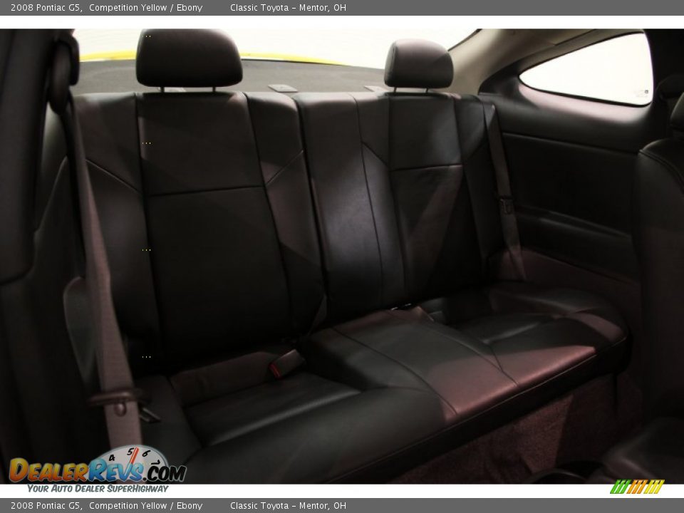 2008 Pontiac G5 Competition Yellow / Ebony Photo #11