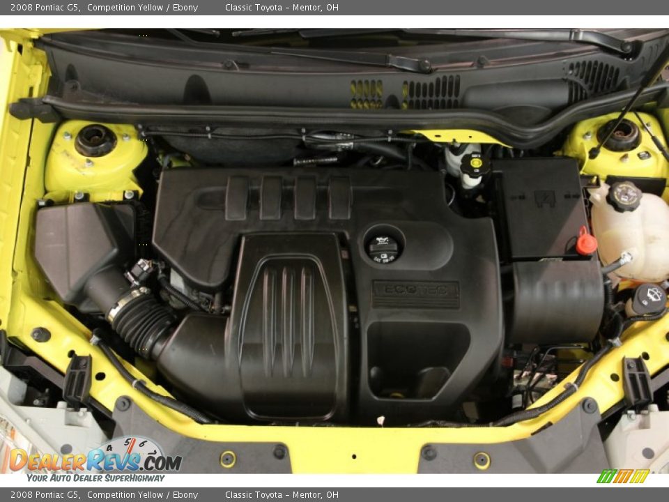 2008 Pontiac G5 Competition Yellow / Ebony Photo #13