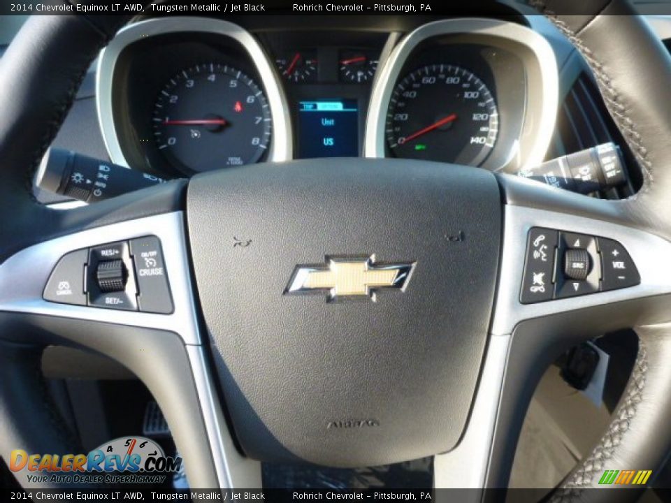 2014 Chevrolet Equinox LT AWD Tungsten Metallic / Jet Black Photo #17