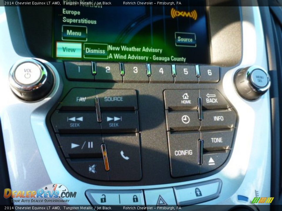 2014 Chevrolet Equinox LT AWD Tungsten Metallic / Jet Black Photo #19