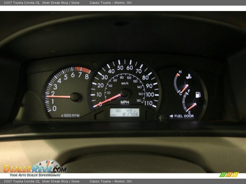 2007 Toyota Corolla CE Silver Streak Mica / Stone Photo #6