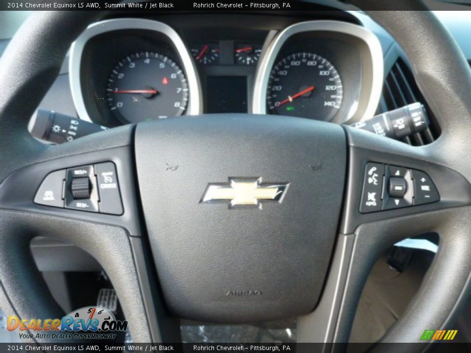 2014 Chevrolet Equinox LS AWD Summit White / Jet Black Photo #16