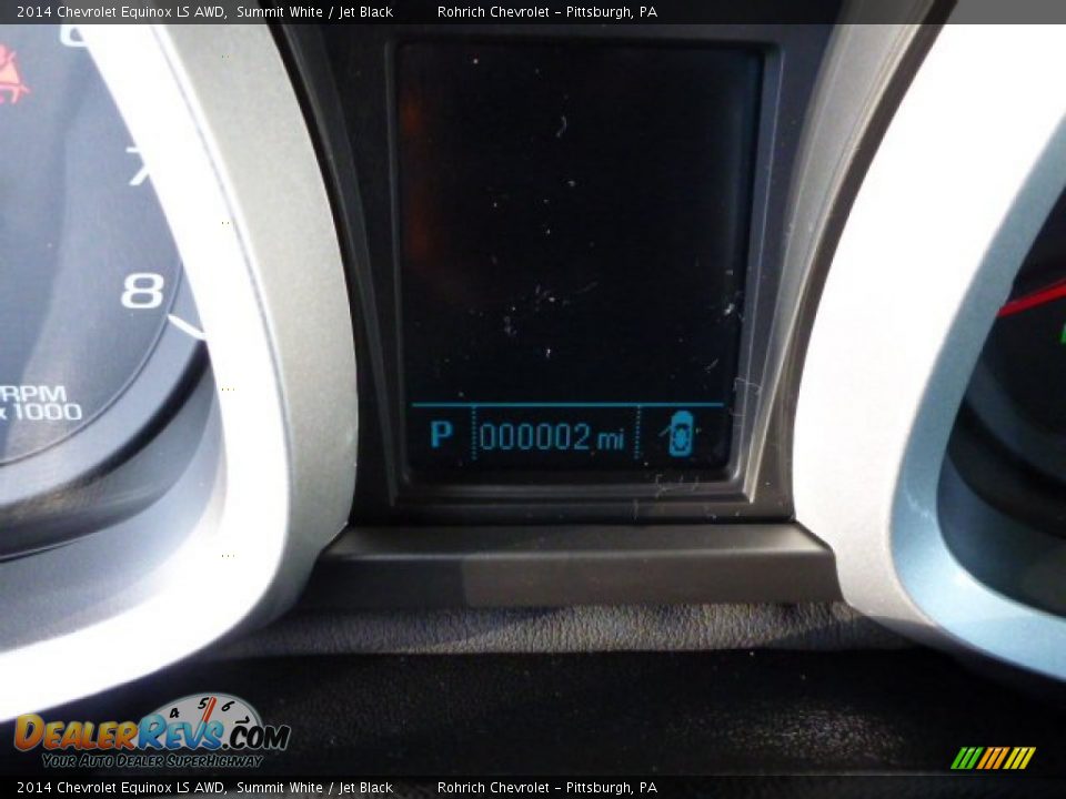 2014 Chevrolet Equinox LS AWD Summit White / Jet Black Photo #17