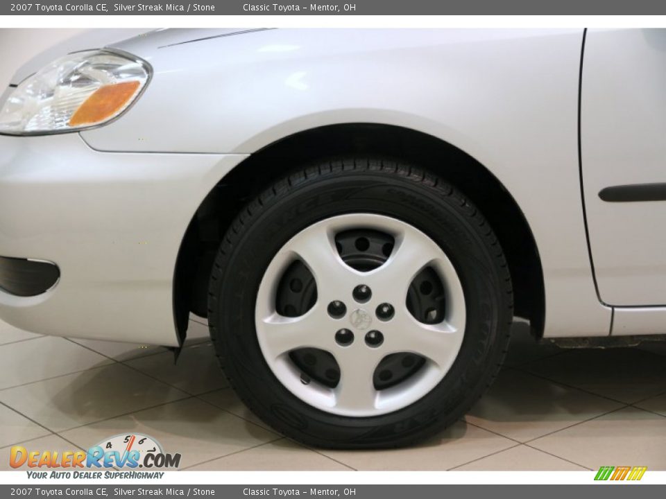 2007 Toyota Corolla CE Silver Streak Mica / Stone Photo #14