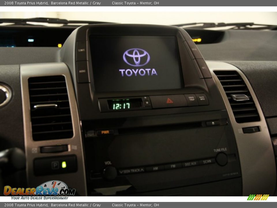 2008 Toyota Prius Hybrid Barcelona Red Metallic / Gray Photo #8