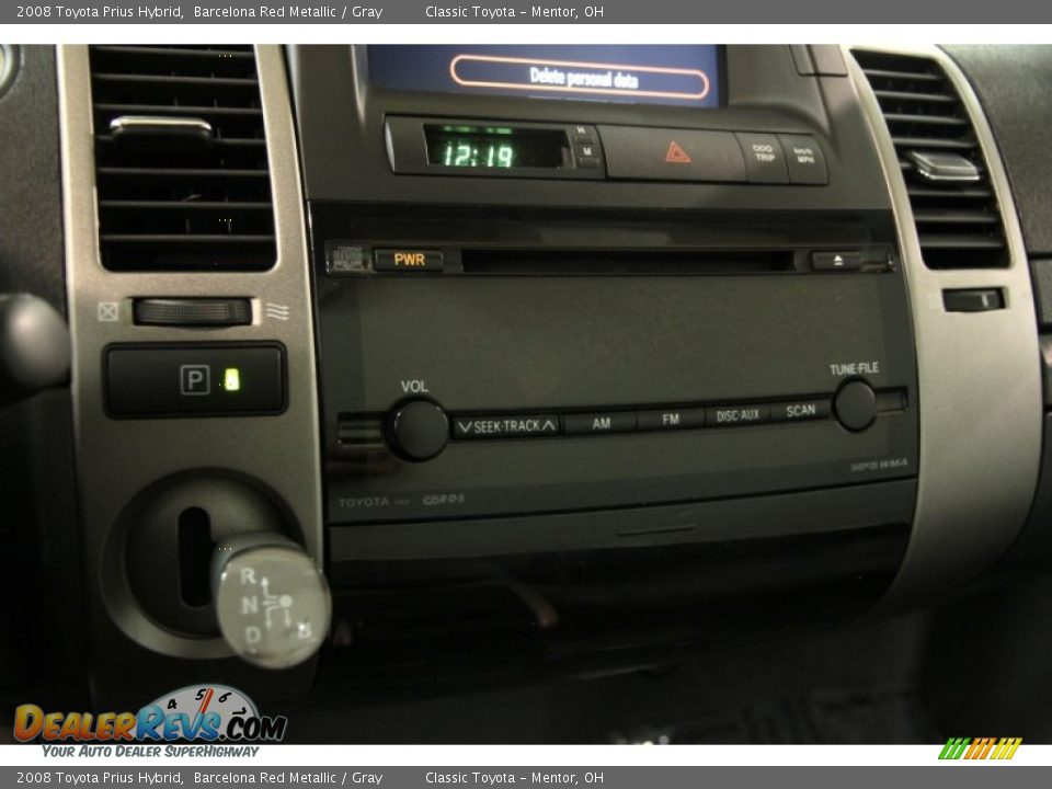 2008 Toyota Prius Hybrid Barcelona Red Metallic / Gray Photo #17