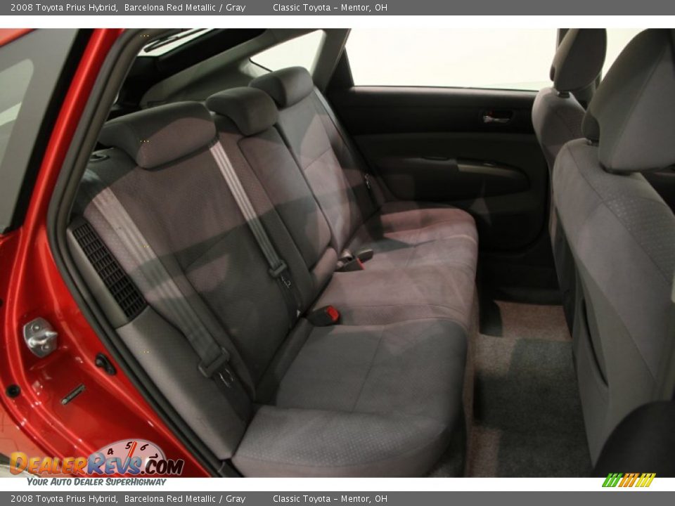 2008 Toyota Prius Hybrid Barcelona Red Metallic / Gray Photo #19